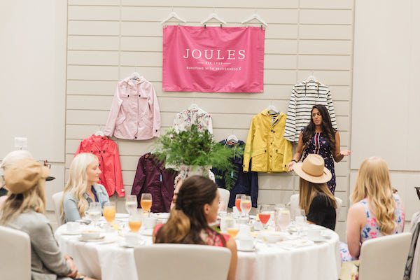 Joules clothing luncheon.